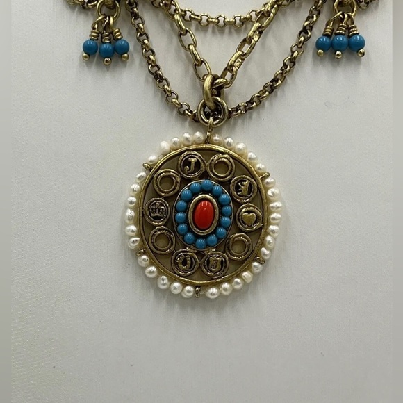 JUICY COUTURE Barefoot In The Colony Double Strand Layered Semiprecious
Necklace - Picture 1 of 10